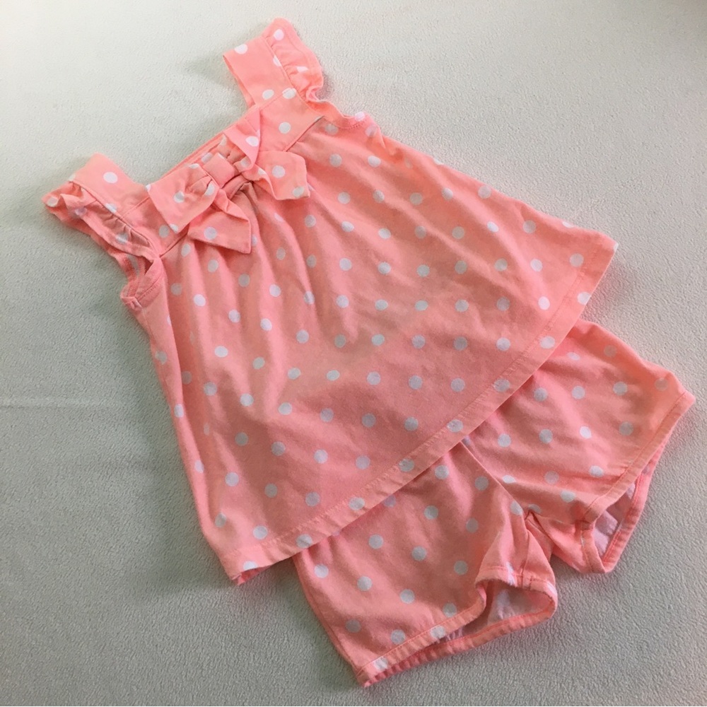Carter’s Peachy-Pink Polkadot Set